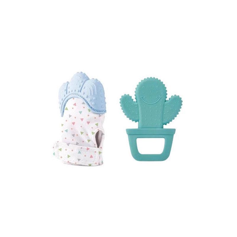 Babyjem 2 Pieces Teething Set Teether Glove And Cactus
