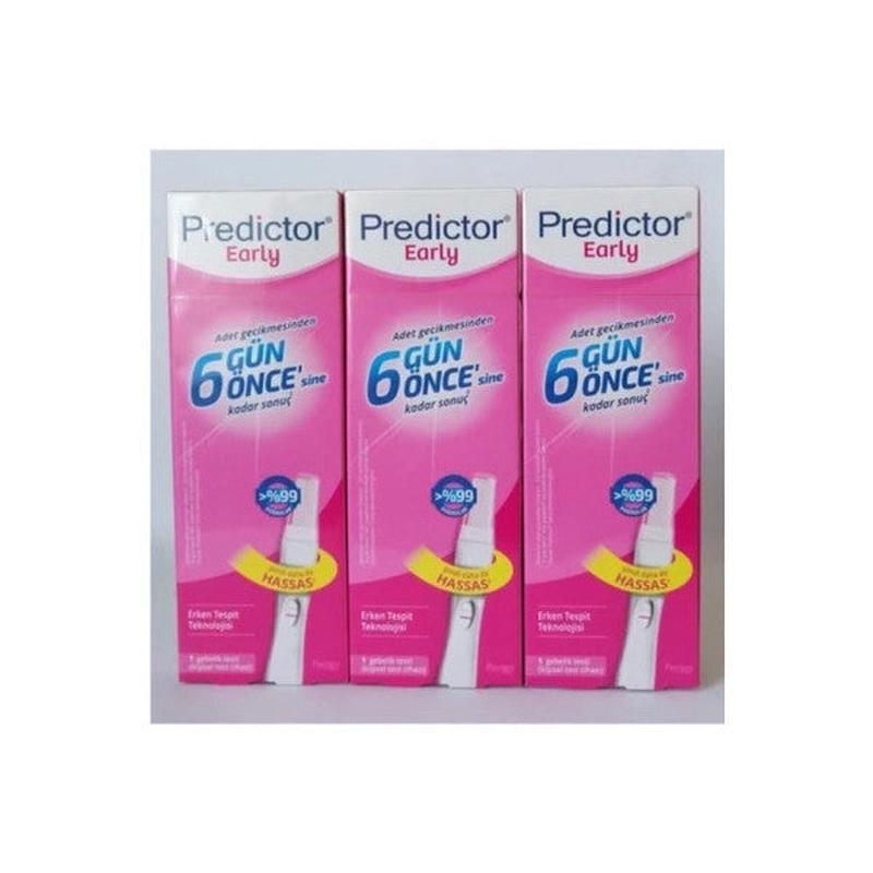 Predictor Early Pregnancy Test 3 Boxes