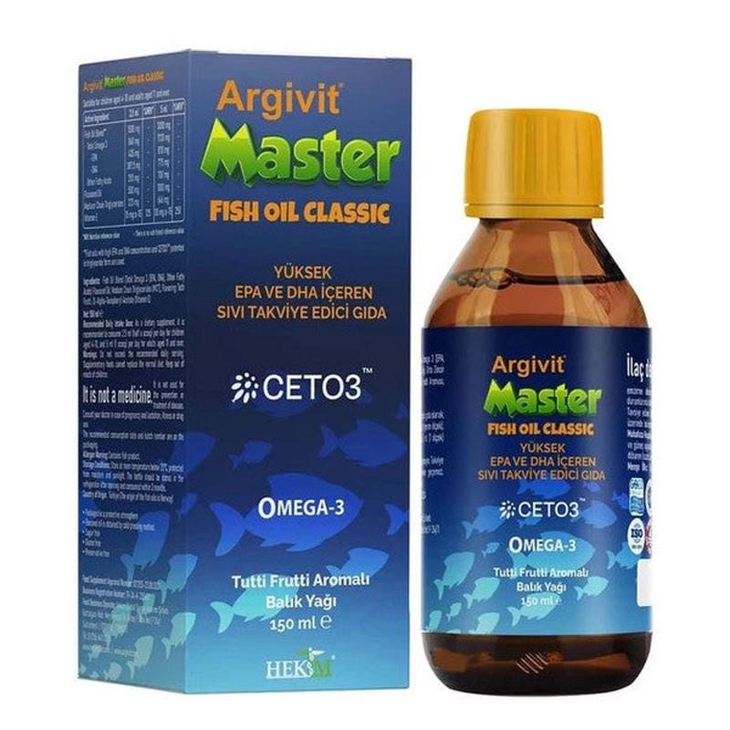 Argivit Master Fish Oil Classic 150 Ml Syrup