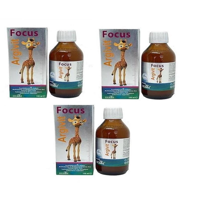 Argivit Focus Syrup 150 Ml 3-Pack