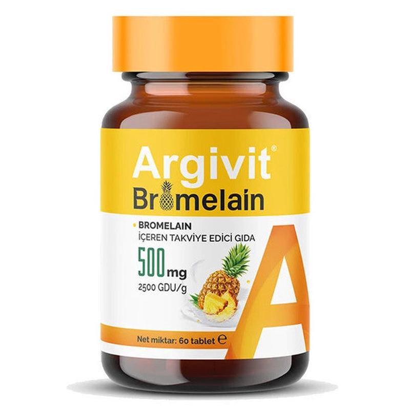 Argivit 500 Mg Bromelain 60 Tablet