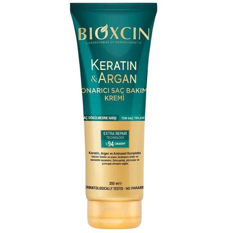 Bioxcin Keratin And Argan Repairing Hair Care Cream 250 Ml