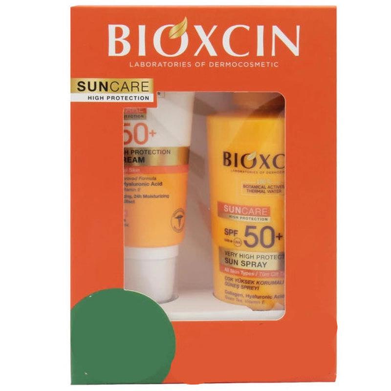 Bioxcin Spf 50+ Sun Cream For Dry/normal Skin 50 Ml + Sun Spray For All Skin 200 Ml Set