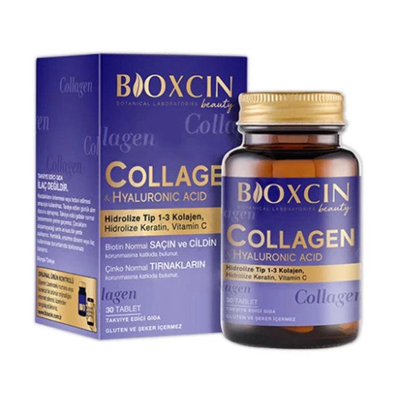 Bioxcin Collagen Hyaluronic Acid 1.050 Mg Tip 1-3 Keratin Vitamin C 30 Tablet