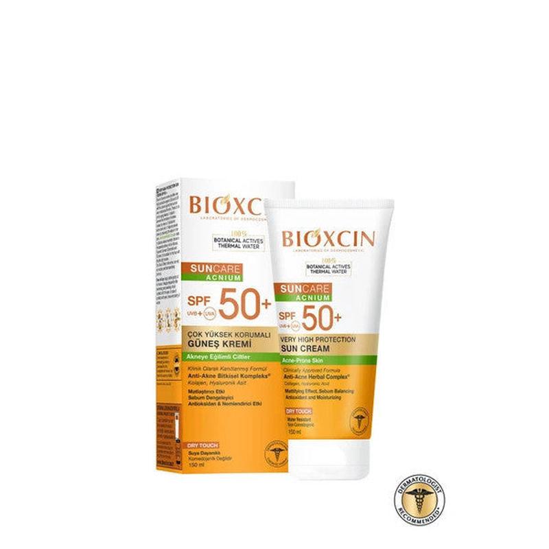 Bioxcin Sun Care, Sun Cream For Acne Prone Skin 50 Spf 150 Ml - Acne, Dry Touch, Matte