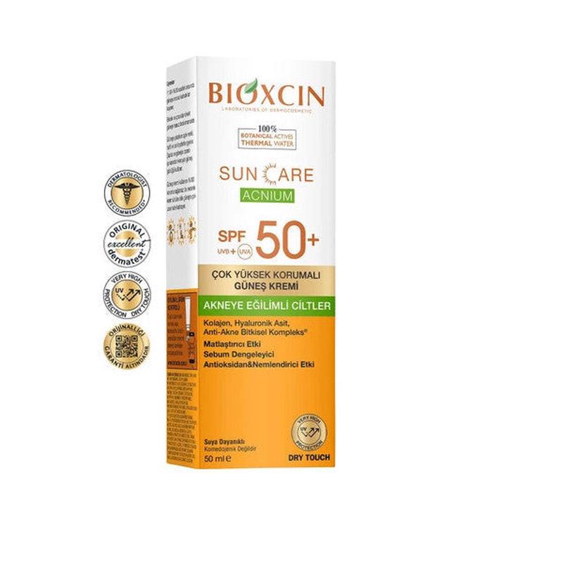Bioxcin Sun Care Sunscreen For Acne-Prone Skin 50 Spf - Acne, Dry Touch, Matte