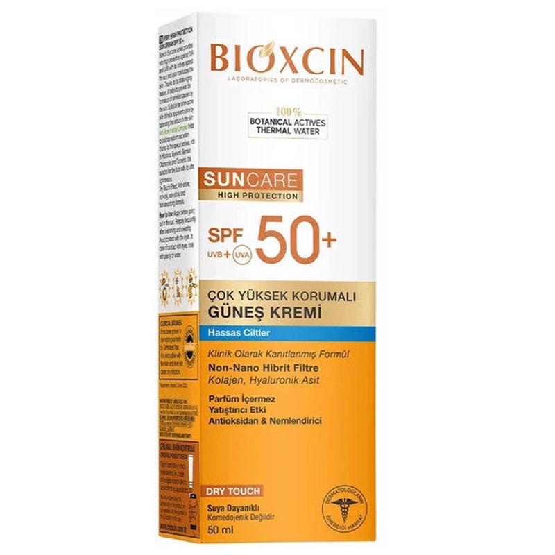 Bioxcin Sun Care Very High Protection Sun Cream For Sensitive Skin Spf 50+ 50 Ml