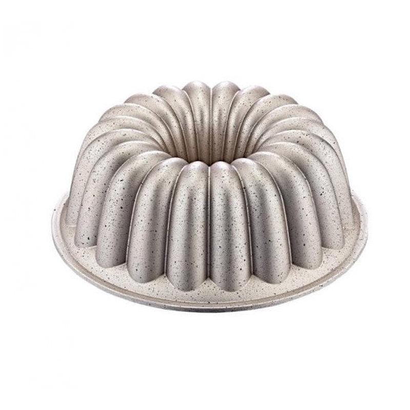 Oms 25 Cm Cast Granite Sliced cake Mold Rose Pink 3288