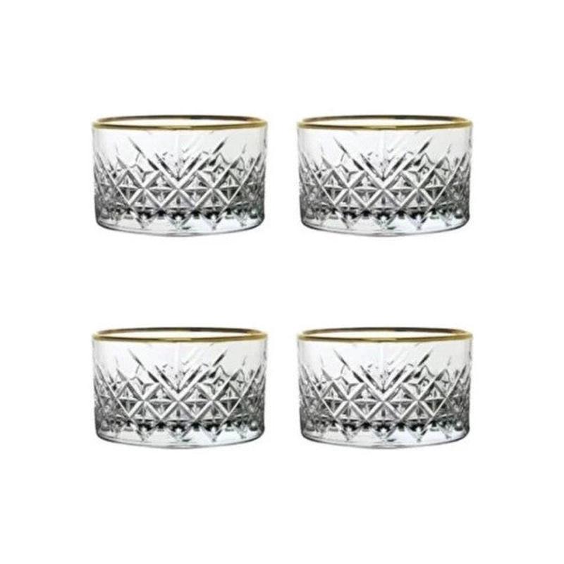 Paabahe 530040G Timeless Golden Touch 4 Piece Snack Set