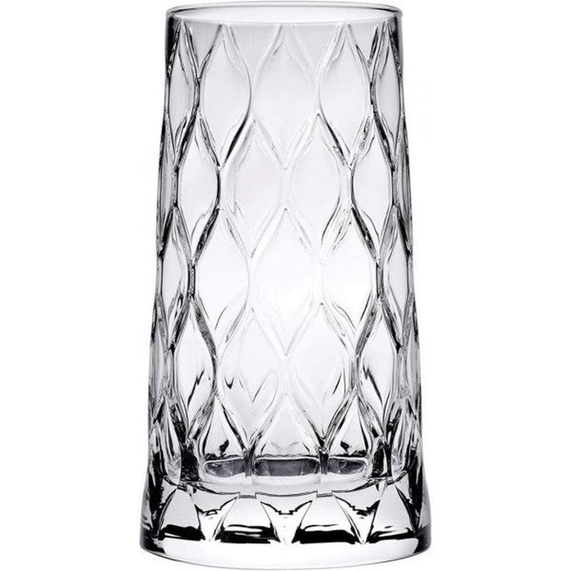 Paabahe 420855 Leafy 4-Piece Soft Drink Water Glass 345 Cc