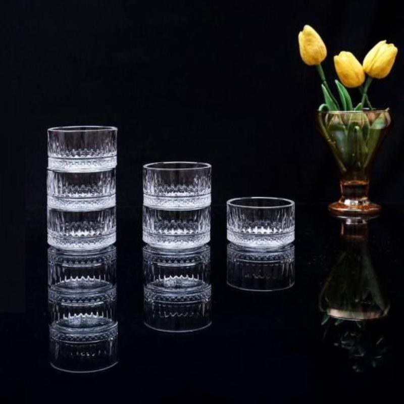 Atbyhome 6-Piece Glass Bowl Sauce Bowl Pudding Dessert Ice Cream Set