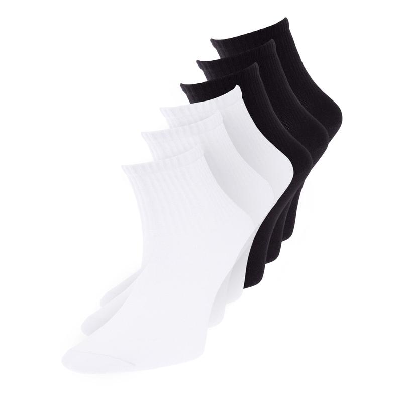 Women's Black Plain Socks