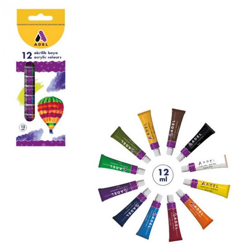 Adel Acrylic Paint 12 12 ML Tube 234 0000 038