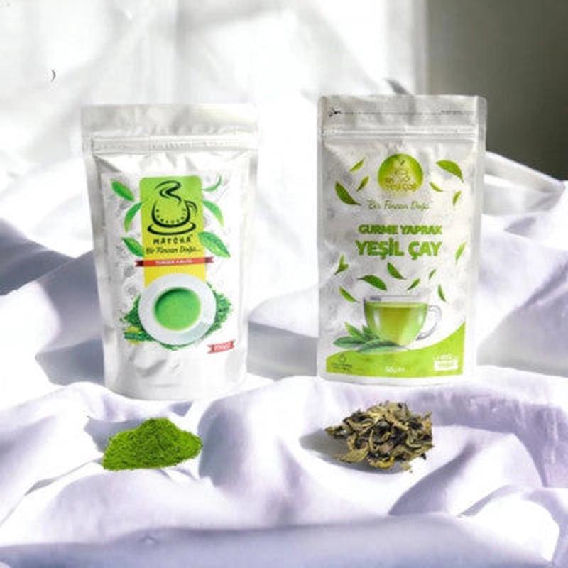 Black Sea Matcha High Quality 250 Gr + 50 Gram Leaf Green Tea