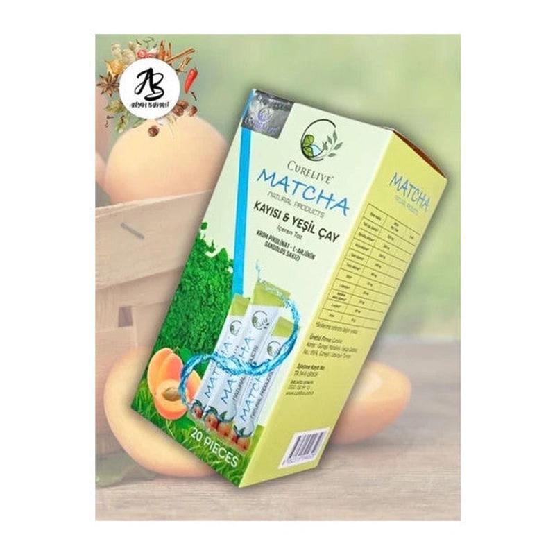 Matcha Detox, Matcha Apricot & Green Tea 20 Pieces
