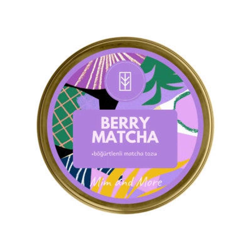 Mim And More Berry Matcha Blackberry Matcha 25 Gr