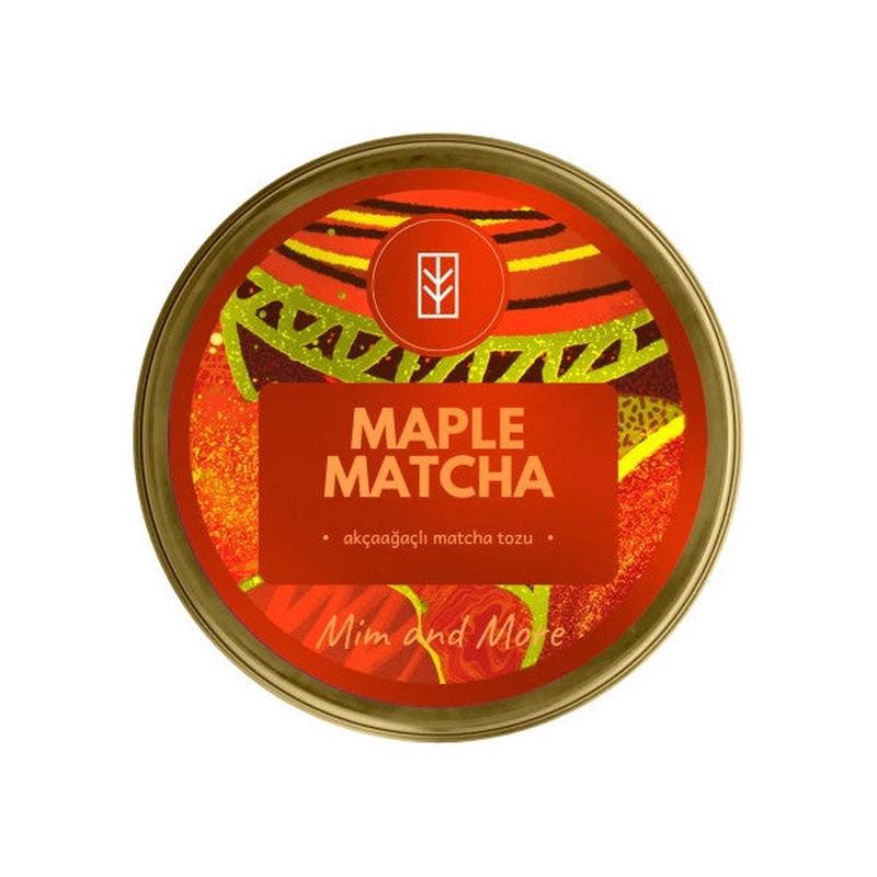 Mim And More Maple Matcha Flavored With Maple Syrup 25G