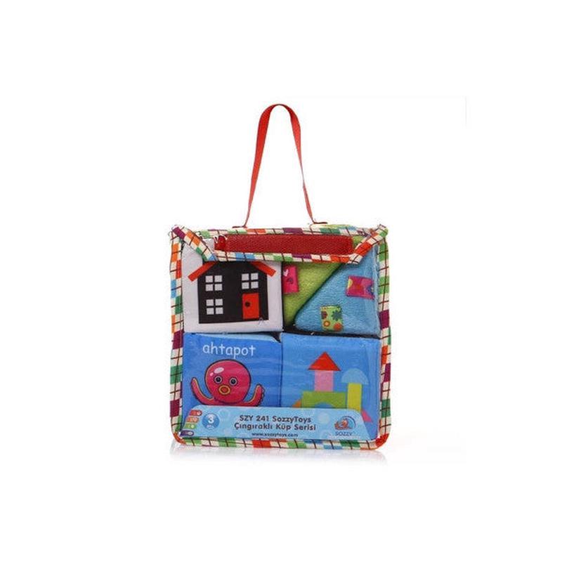 Sozzy Toys Educational Colorful Rattle Cubes Szy241