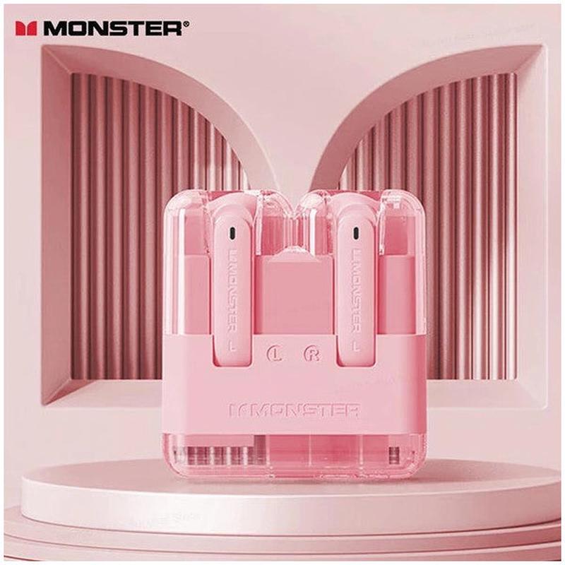 Monster Airmars Xkt12 Gaming Bluetooth Headset Pink