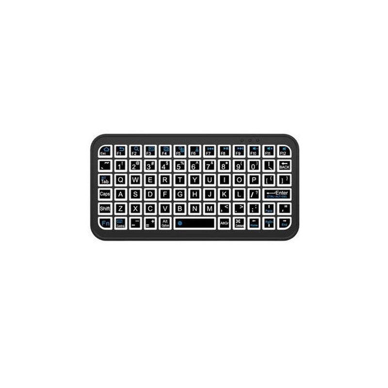 Torima M7 Black Wireless Rgb Illuminated Bluetooth Mini Keyboard