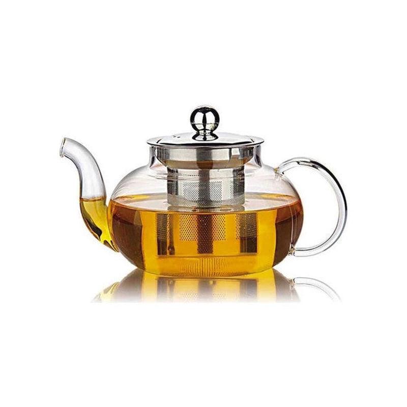 Glass Teapot With Steel Strainer 400 Cc