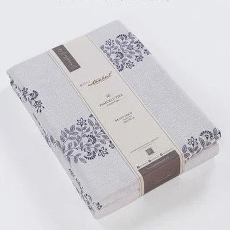 100% Cotton Printed Single Blanket Motif Indigo 160X240