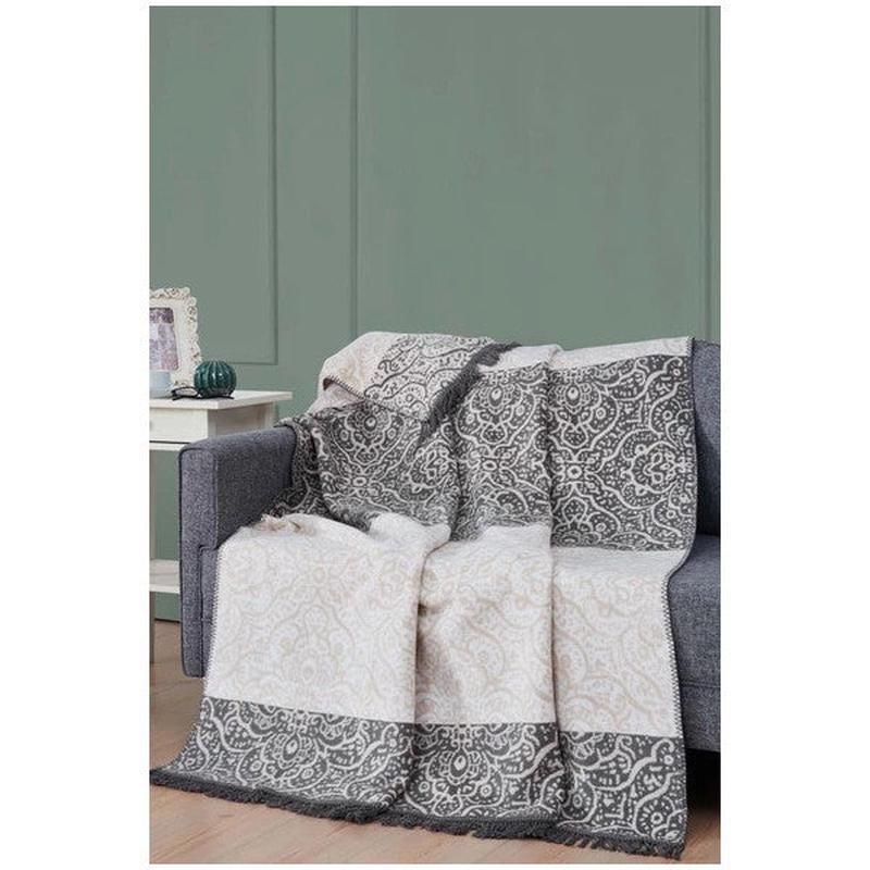Antray Single Cotton Blanket Gray