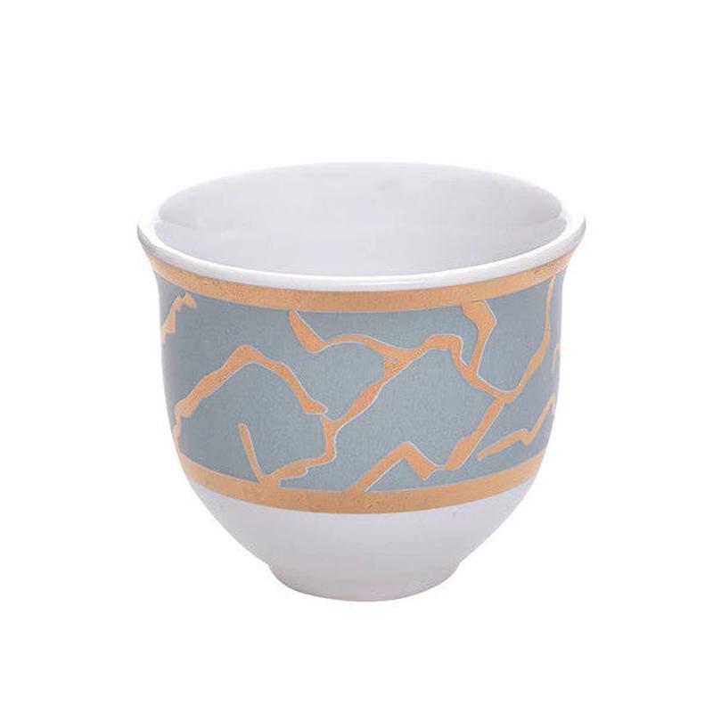 Decorium Mirra Glass 6 Pieces Gold M01505