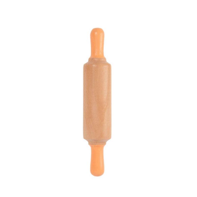 Childgen Mini Wooden Rolling Pin-Orange
