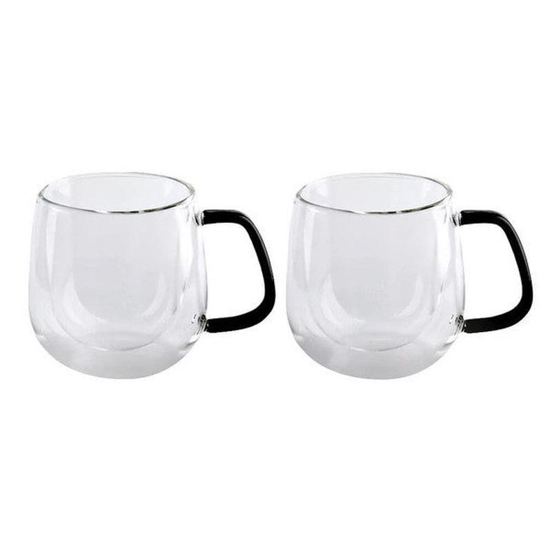 Lucky Art Classica Double Walled Borosilicate Espresso Glass Set 100 Ml