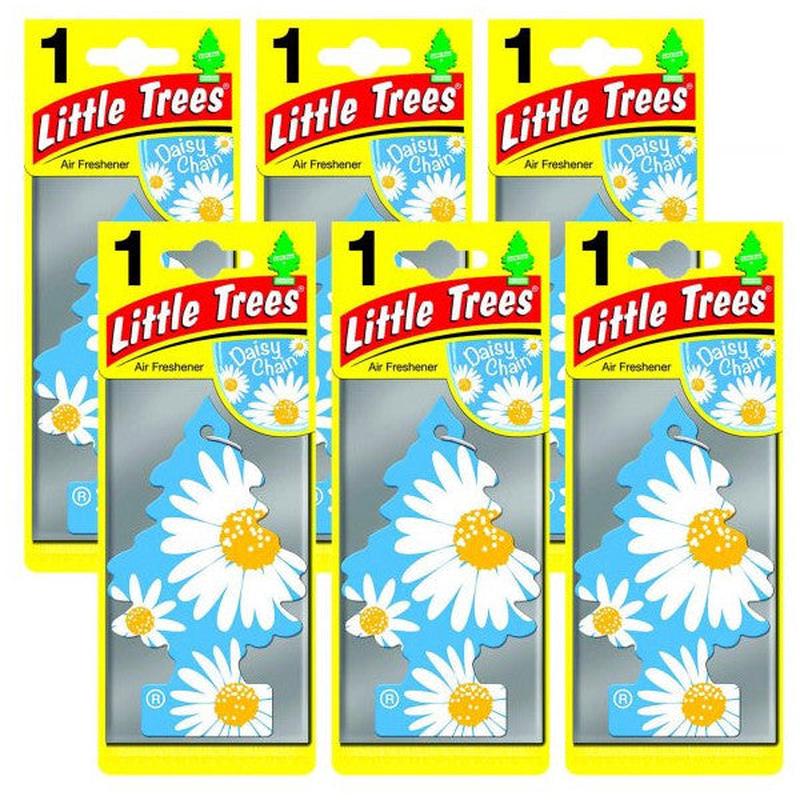 Little Trees Daisy Chain Daisy Aromatic Car Air Freshener 6 Pieces
