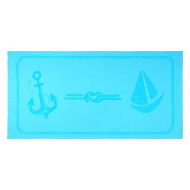 Anemoss Sailing Beach Towel Turquoise 140X70 Cm