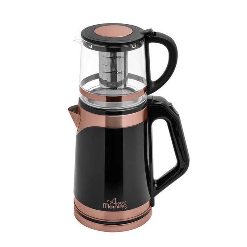 Any Morning De23203Sx Glass Teapot Electric Kettle Tea Maker
