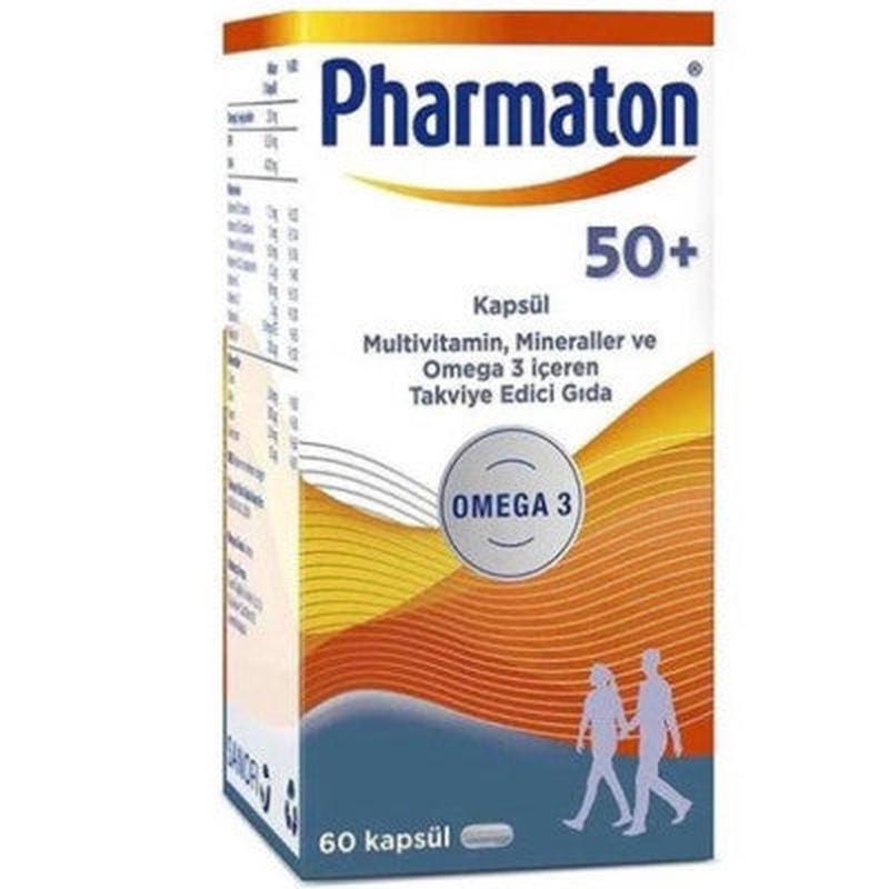 Pharmaton 50 Plus 60 Capsules