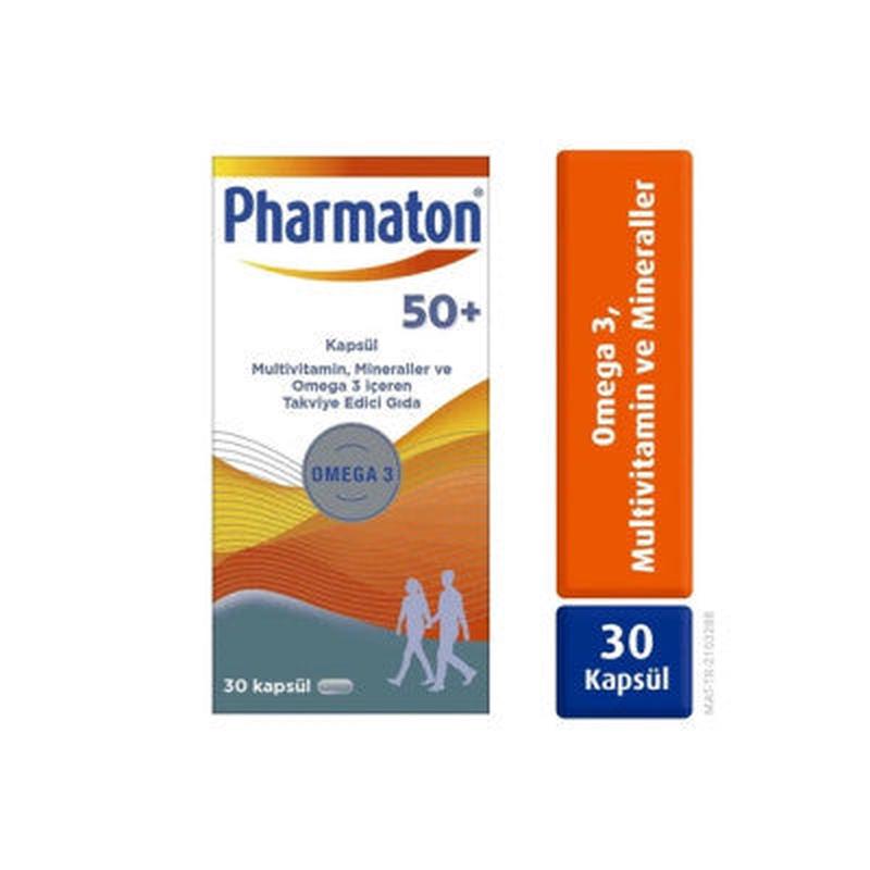 Pharmaton 50 Plus 30 Capsules