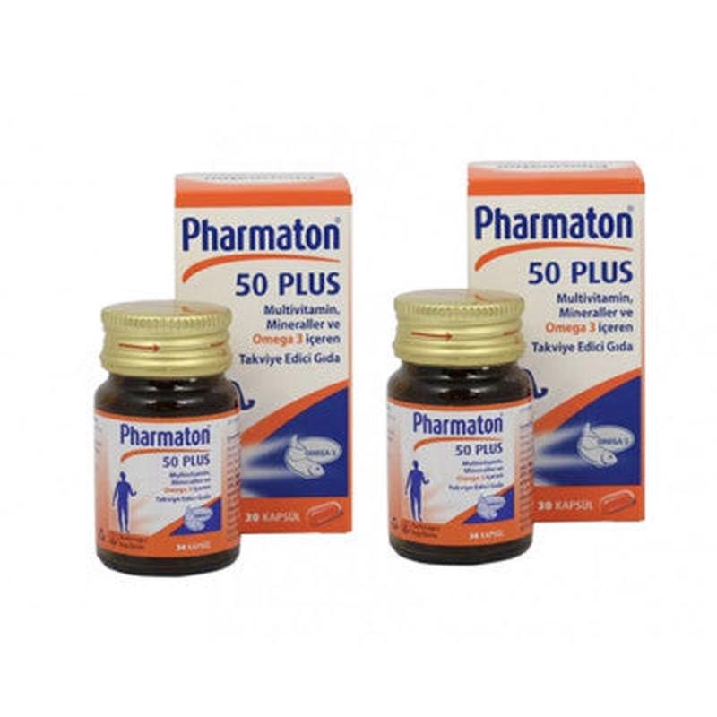 Pharmaton 50 Plus 30 Capsules 2 Pieces