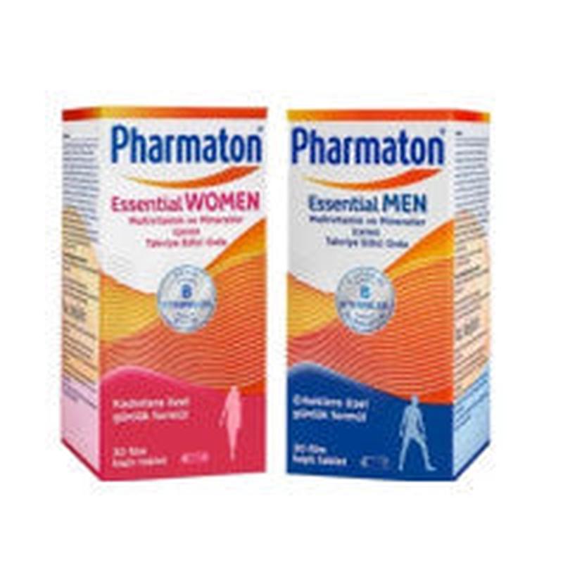 Pharmaton Essential Women 30 Tablet + Pharmaton Essential Men 30 Tablet
