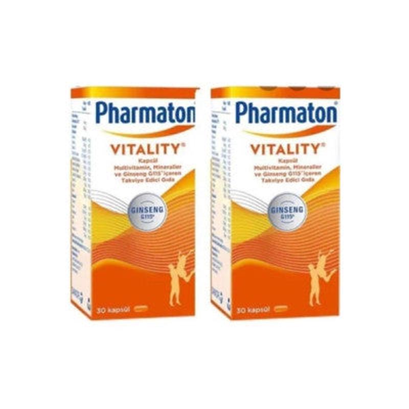 Pharmaton Vitality 30 Capsules 2 Pieces