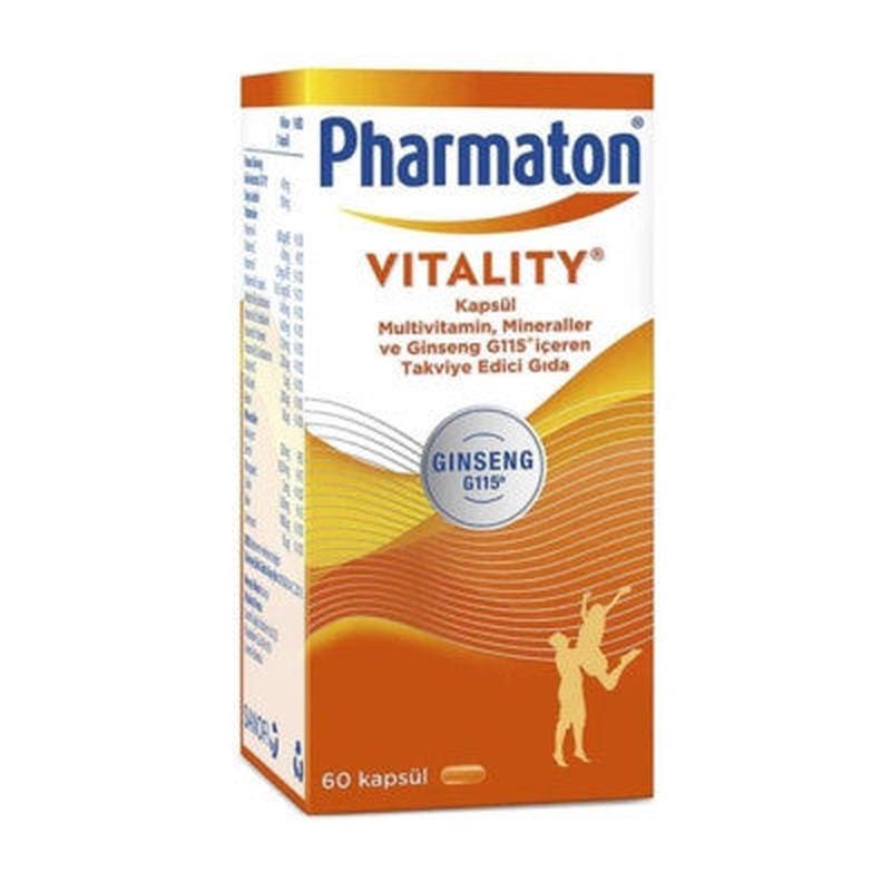 Pharmaton Vitality 30 Capsules X 3 Pieces
