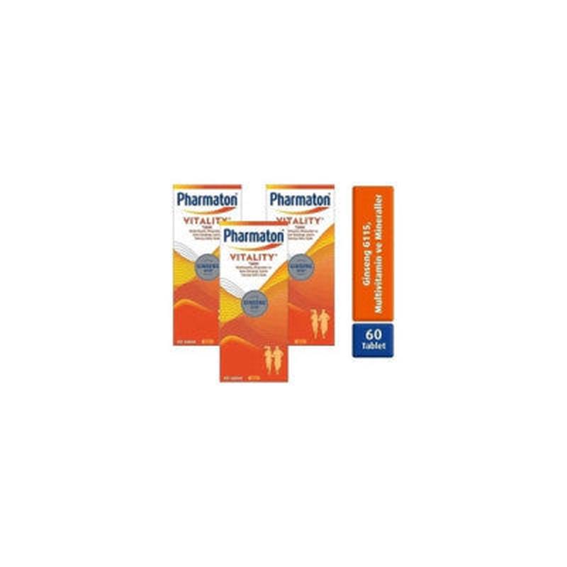 Pharmaton Vitality 60 Tablet 3 Pcs