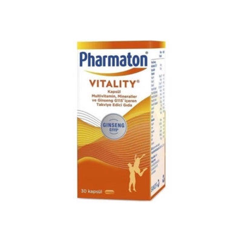 Pharmaton Vitality Multivitamin Food Supplement 30 Capsules
