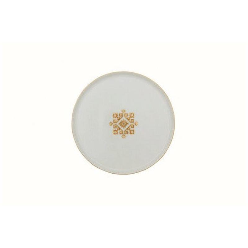 Porland Arabesque Pattern Flat Plate 21Cm