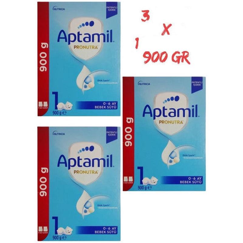 Aptamil Pronutra 1 Follow-On Milk 900 Gr 0-6 Months 3 Pieces