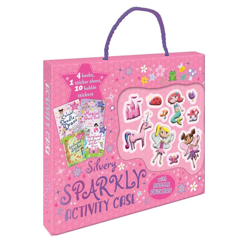 SILVERY SPARKLY BUBBLE STICKER ACT CASE