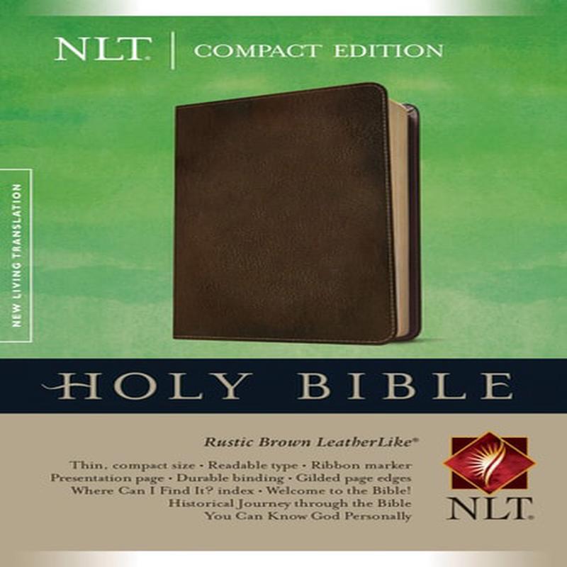Compact Edition Bible NLT (LeatherLike, Brown)