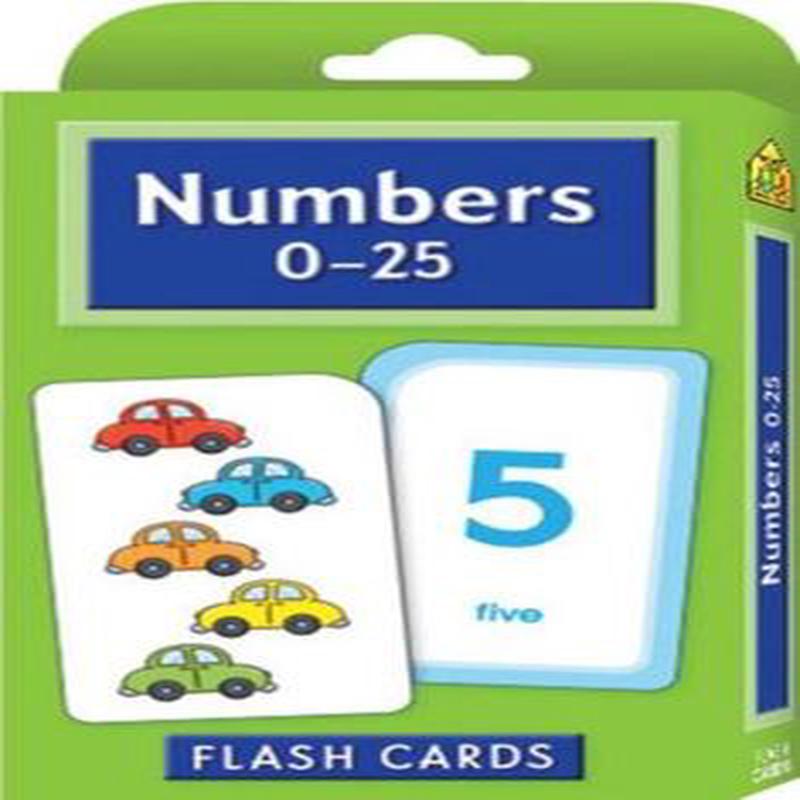 Numbers 0-25 (School Zone FlashCards)