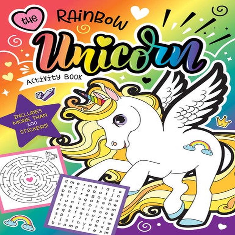 RAINBOW UNICORN ACTIVITY BOOK