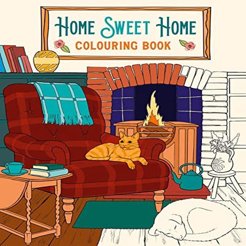 HOME SWEET HOME COLOURING BOOK