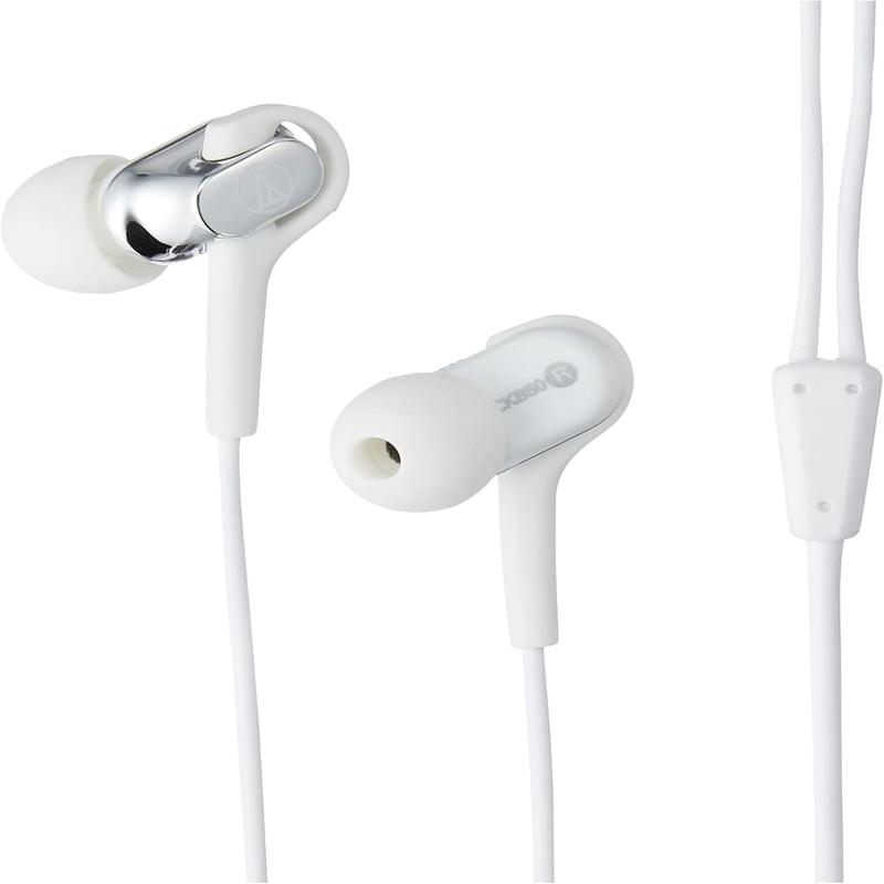 Audio-Technica ATH-CKB50_WH Balanced Armature Driver Earphones, White