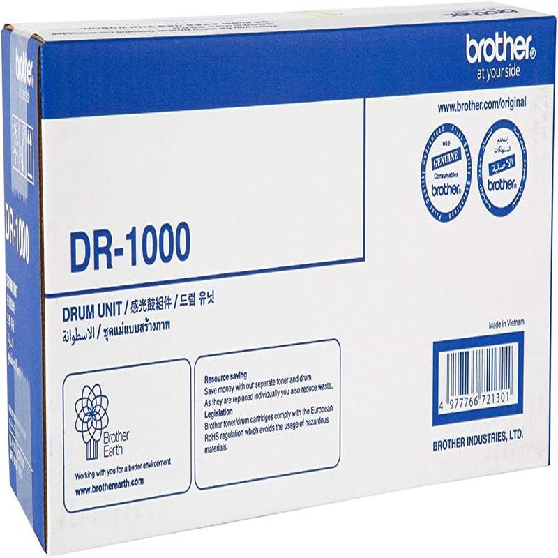 Brother DR-1000 ASA Mono Drum Unit, 10000 Pages